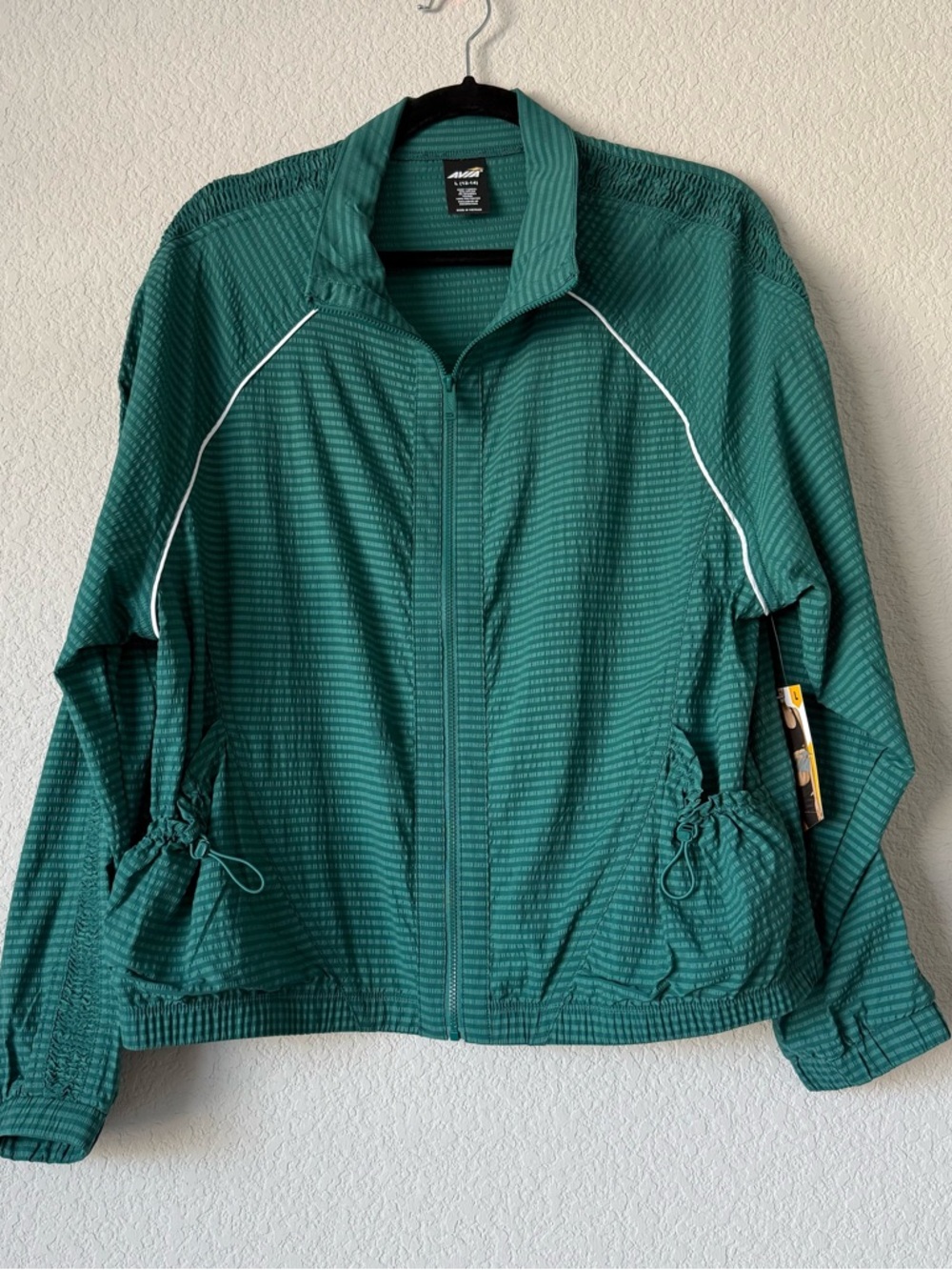 NWT Avia Green Full-Zip Utility Jacket